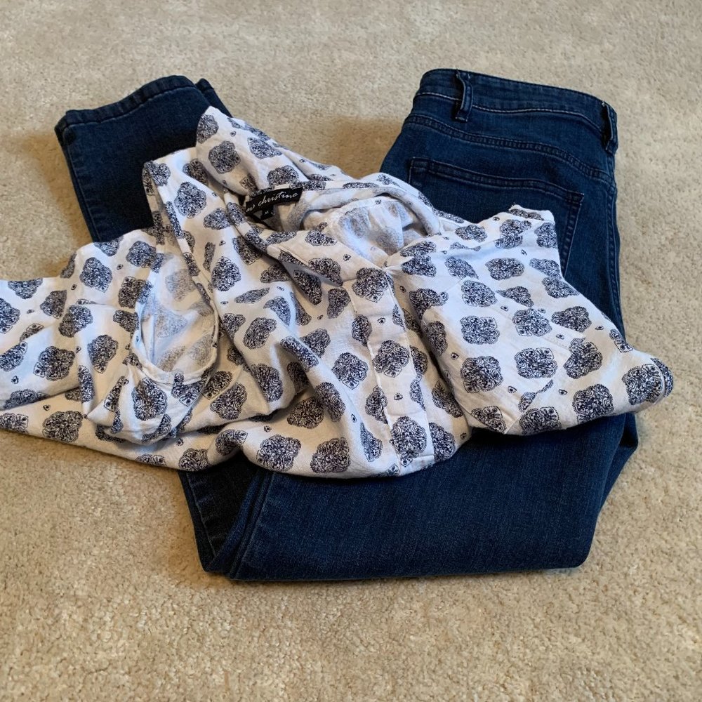 J. Jill Smooth Fit Slim Ankle Jeans Size 2